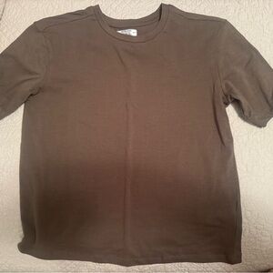 Ardene Short Sleeve Crew Tee - Brown